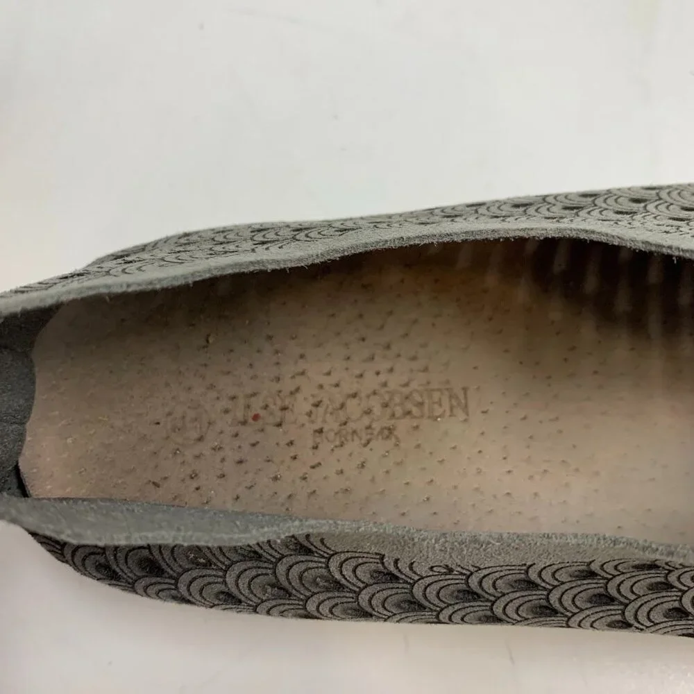 Ilse Jacobsen Women's‎ Hornbaek Tulip Laser Cut Slip On Flats SIze 10/41